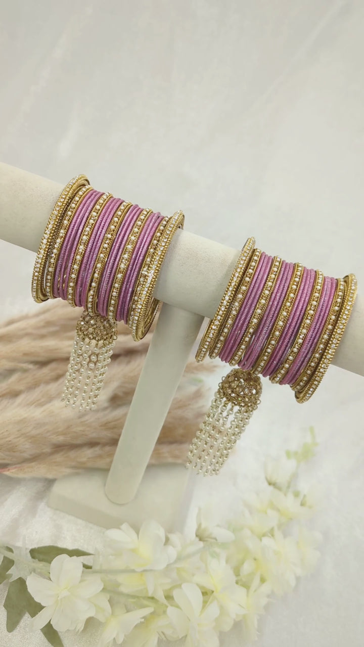 Saanvi Jhumka Stone Bangles