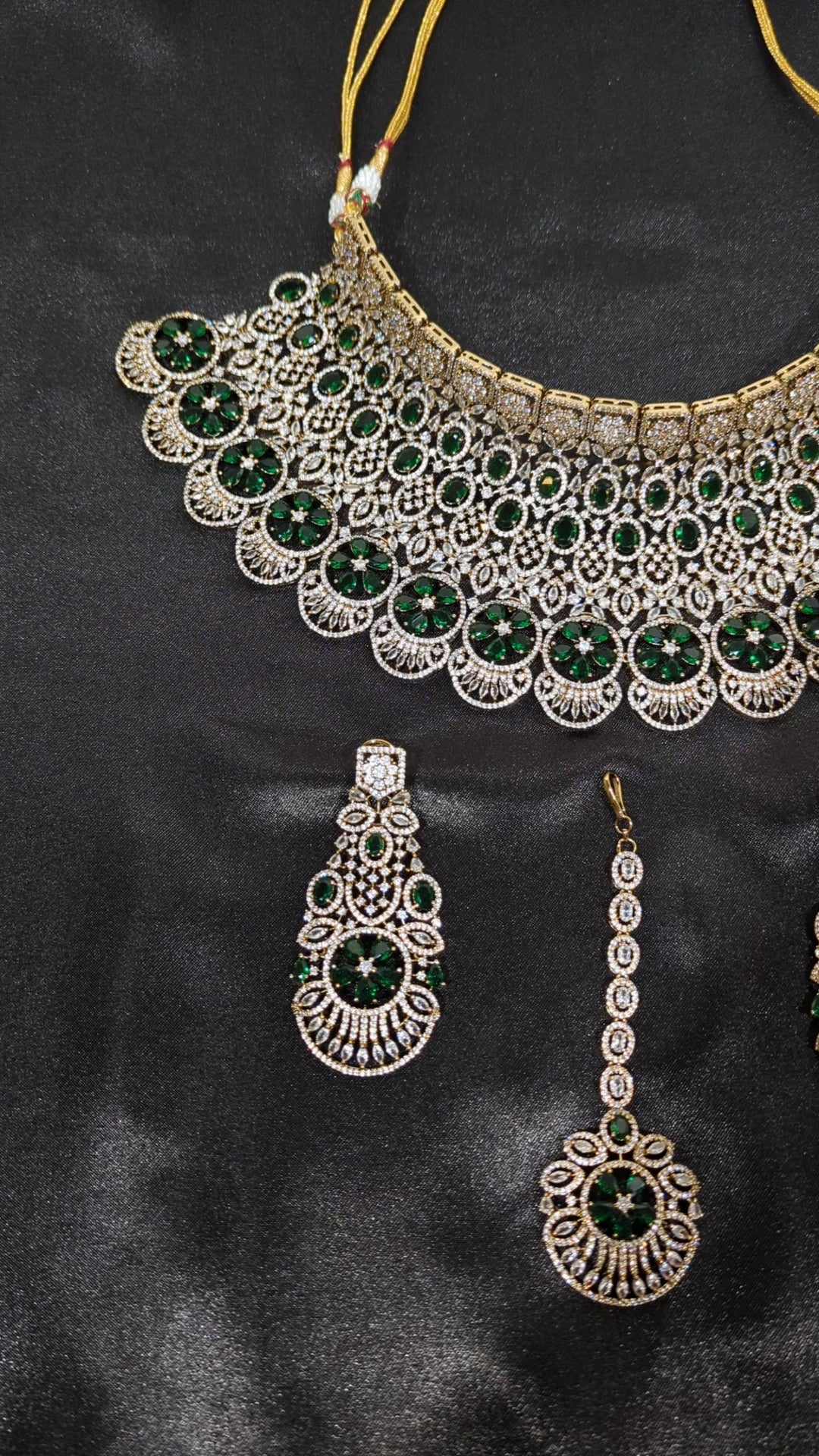 Naina CZ Semi Bridal Set