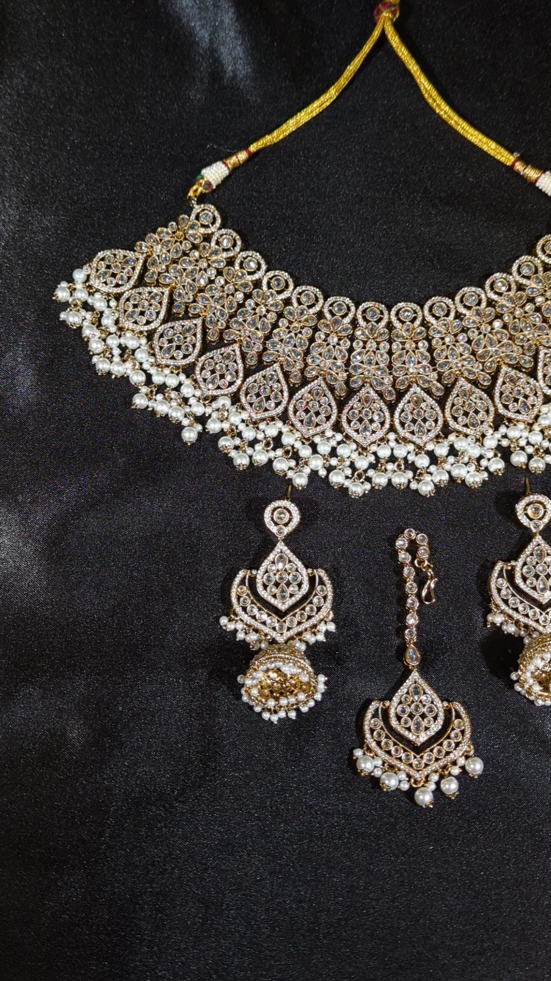 Bhavya CZ Semi Bridal Set