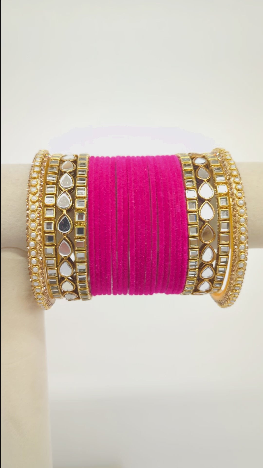 Rupa Mirror Bangles  - 2 HAND SET