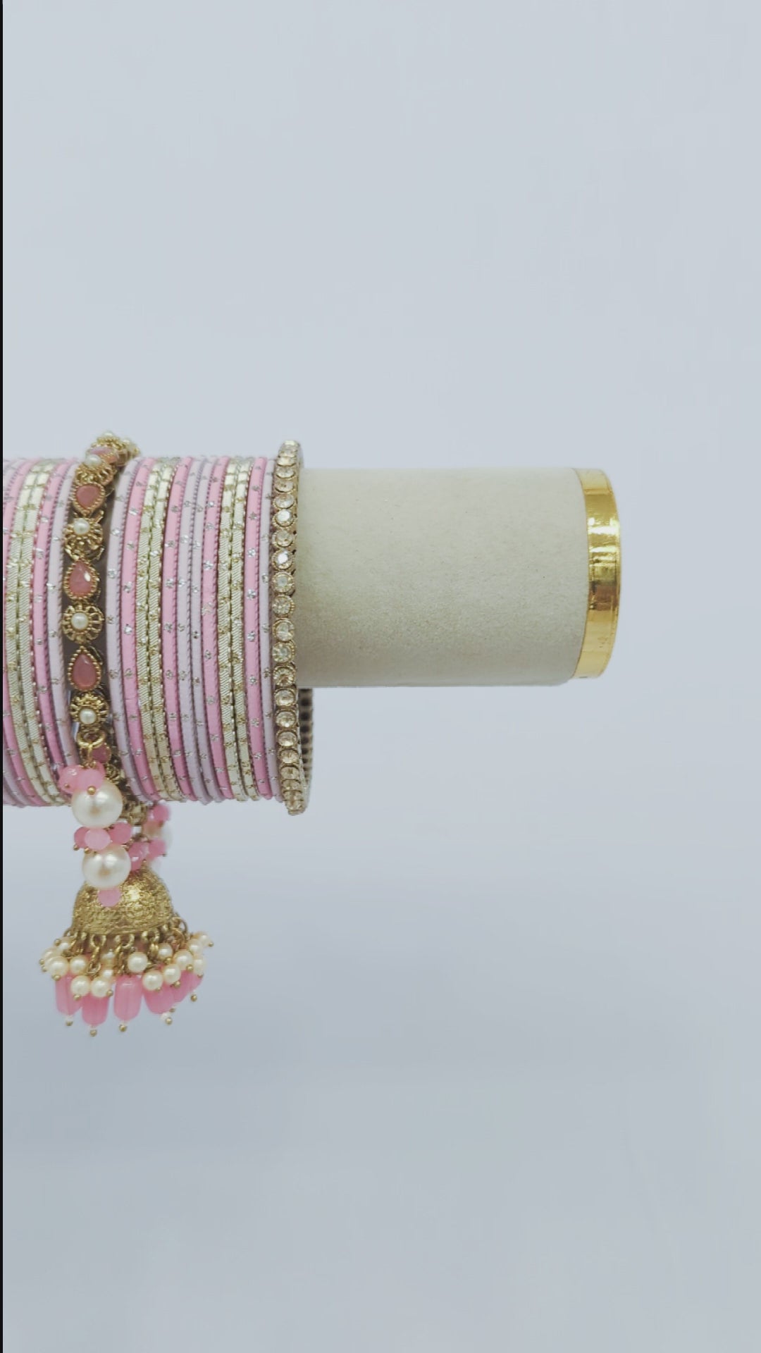 PINK BANGLES - 2 HAND SET