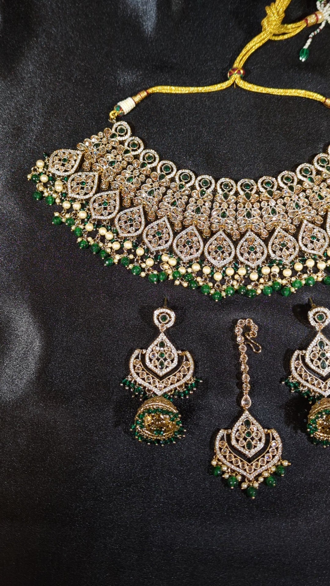 Ishani CZ Semi Bridal Set