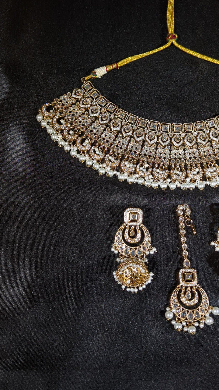 Nidhi Polki Semi Bridal Set