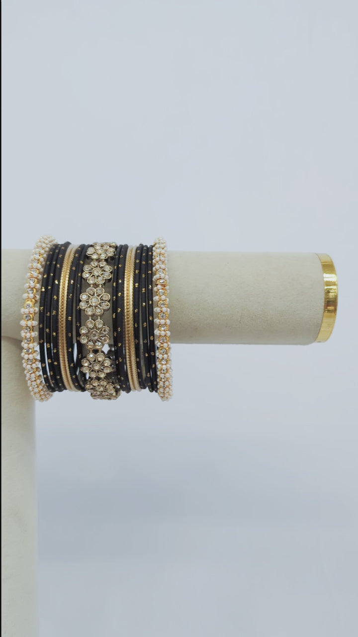 BLACK BANGLES - 2 HAND SET