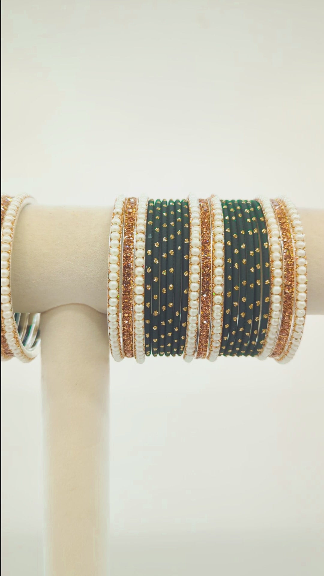 Ishani Stones Bangles  - 2 HAND SET