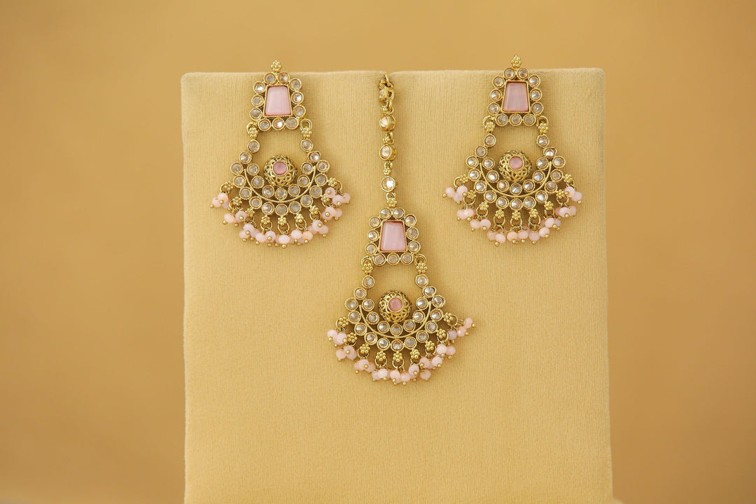 Nitara Earrings with Tikka