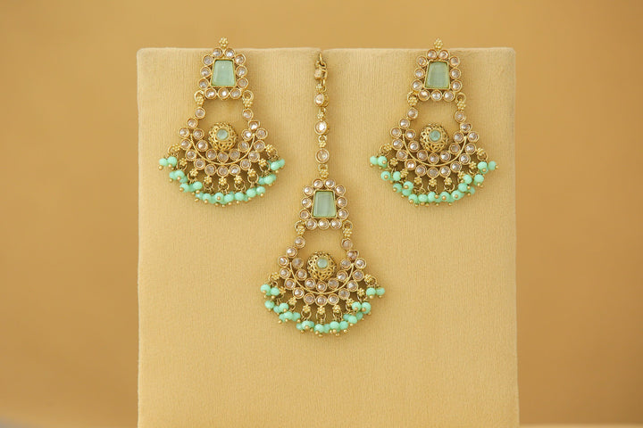 Nitara Earrings with Tikka