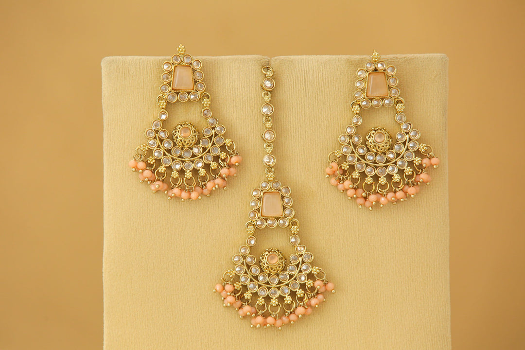 Nitara Earrings with Tikka