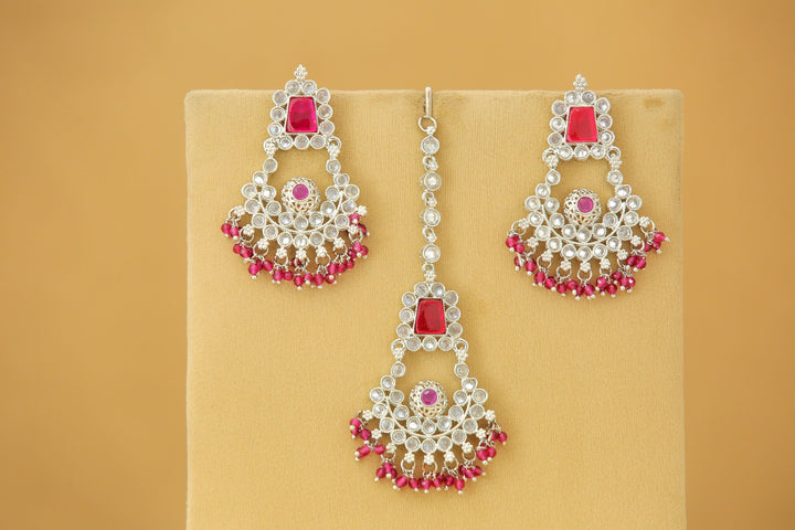 Surakshita Earrings and Tikka