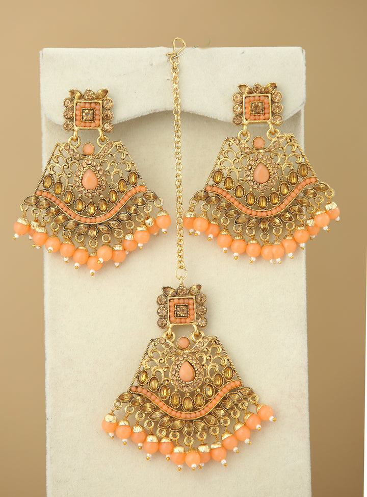 Laiba Earrings with Tikka