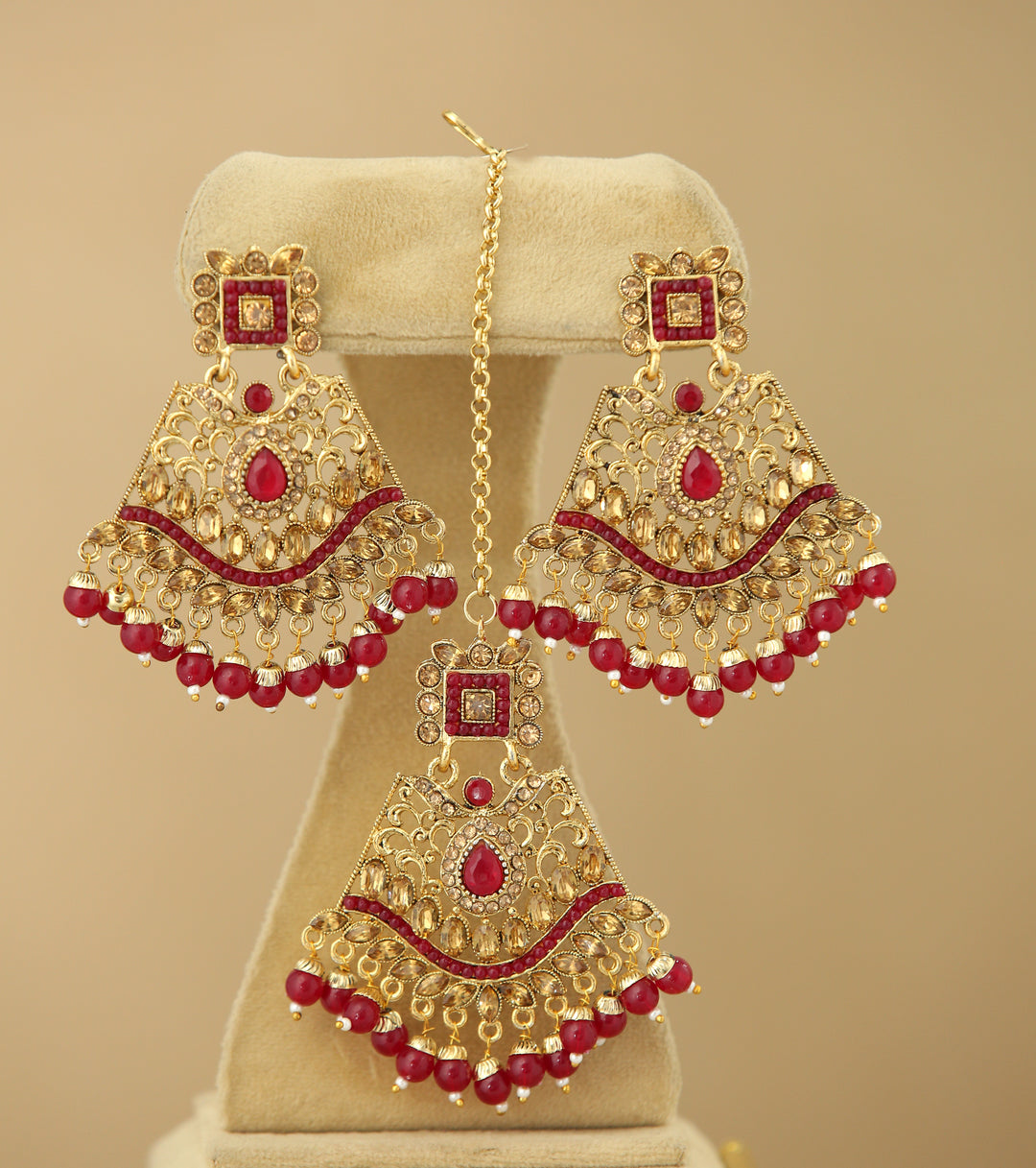 Laiba Earrings with Tikka