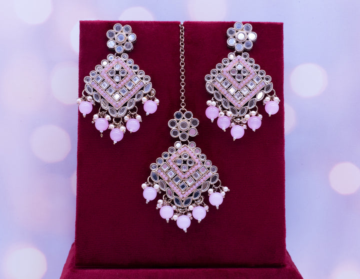 Malini Earrings with Tikka