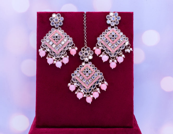 Malini Earrings with Tikka