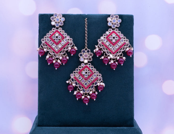 Malini Earrings with Tikka