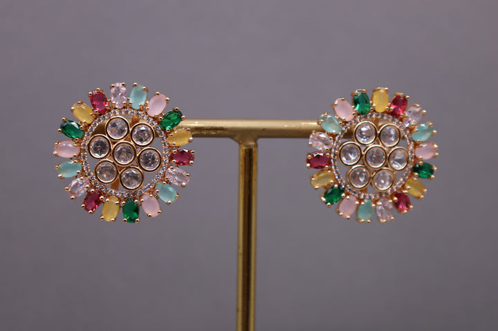 Amalia Kundan Stud Earrings