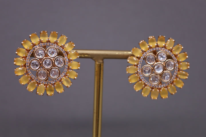 Amalia Kundan Stud Earrings