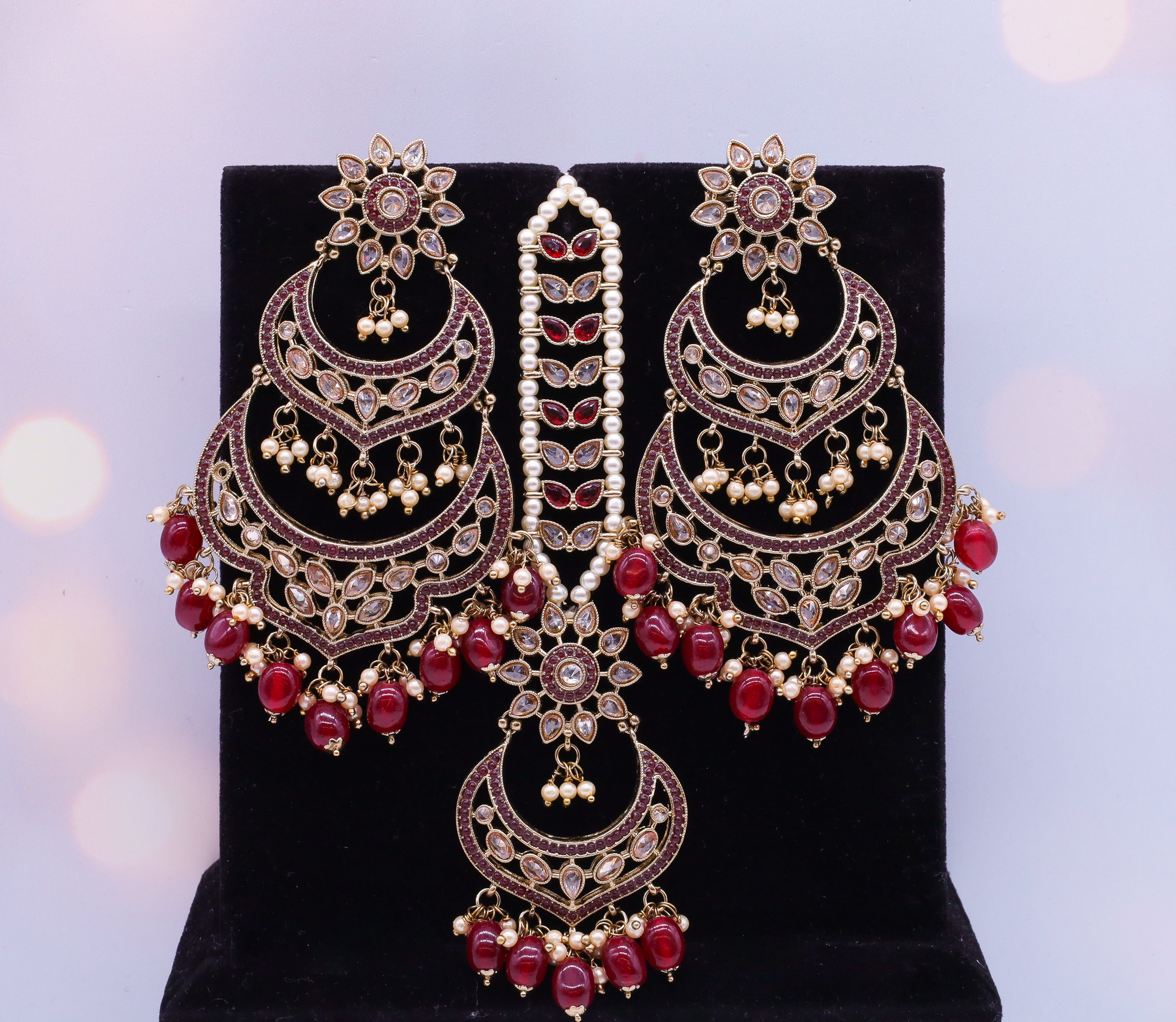 Megha Earring With Tikka