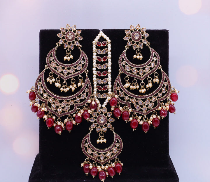 Megha Earring With Tikka