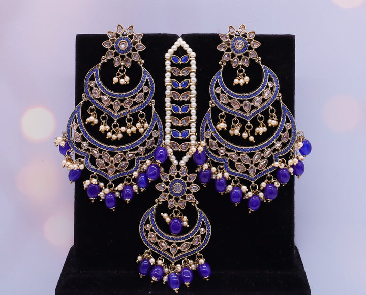 Megha Earring With Tikka