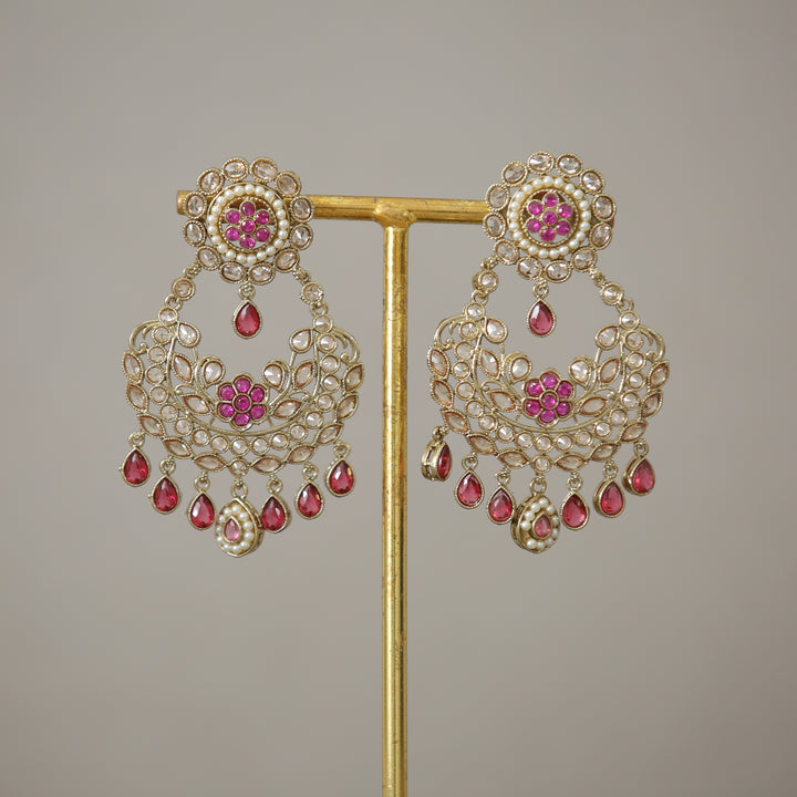 Barkha Polki Stone Earrings