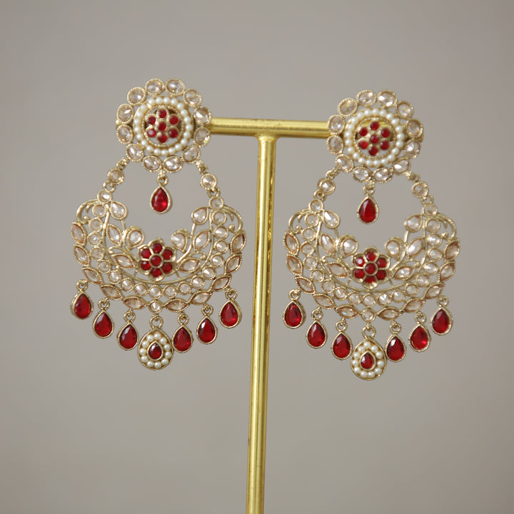 Barkha Polki Stone Earrings