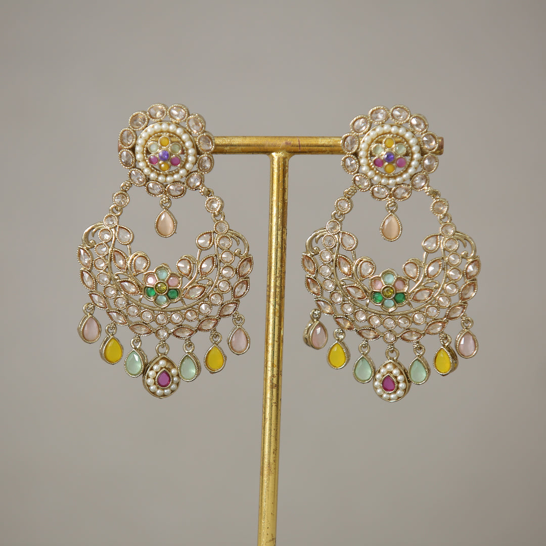 Barkha Polki Stone Earrings