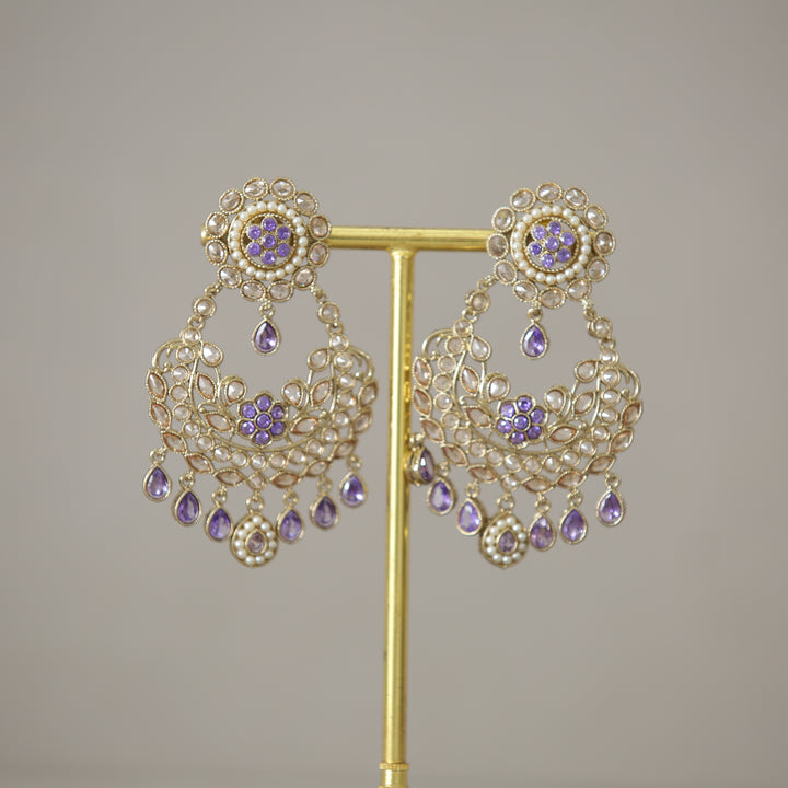 Barkha Polki Stone Earrings