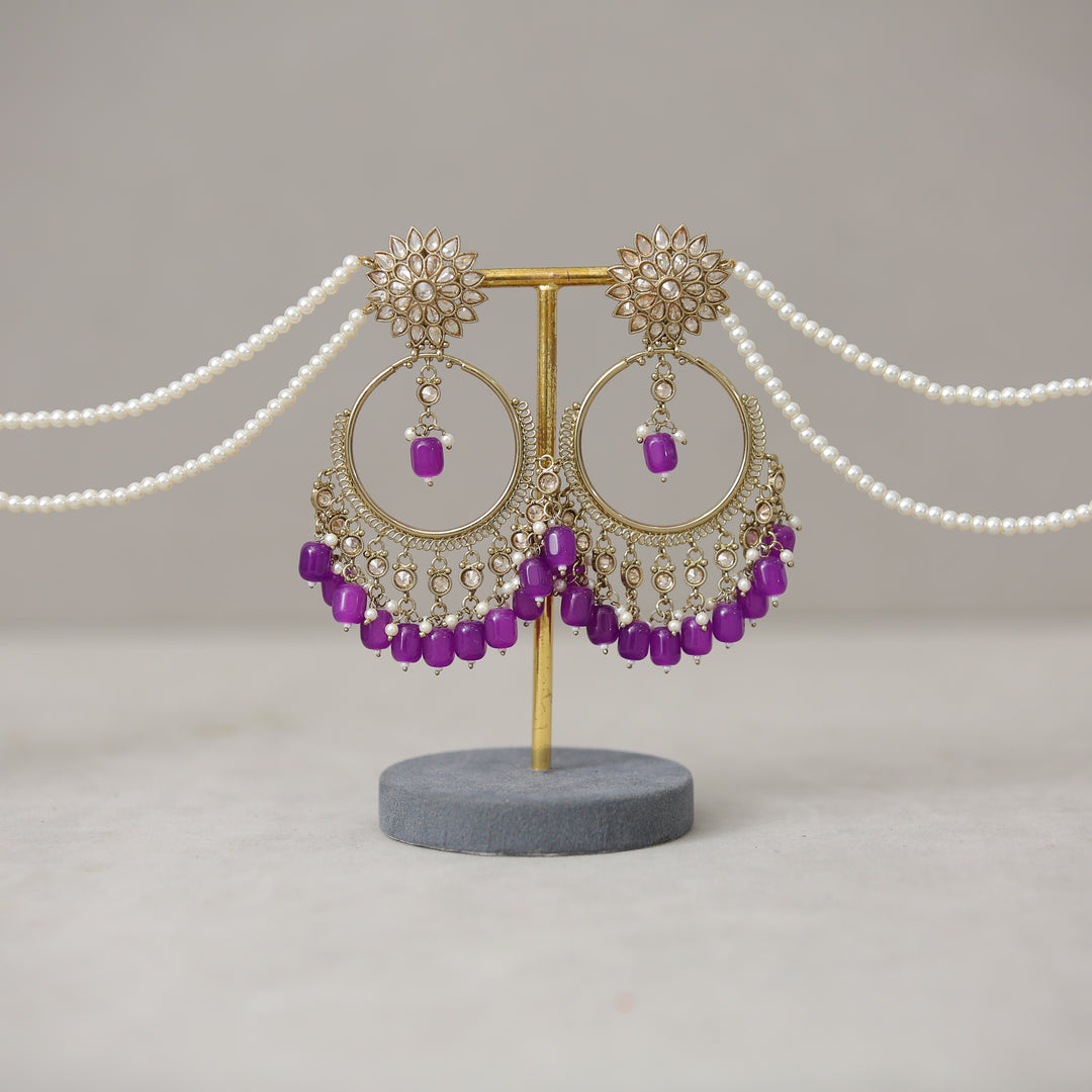 Juhi Stone Earrings