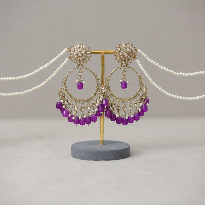 Juhi Stone Earrings