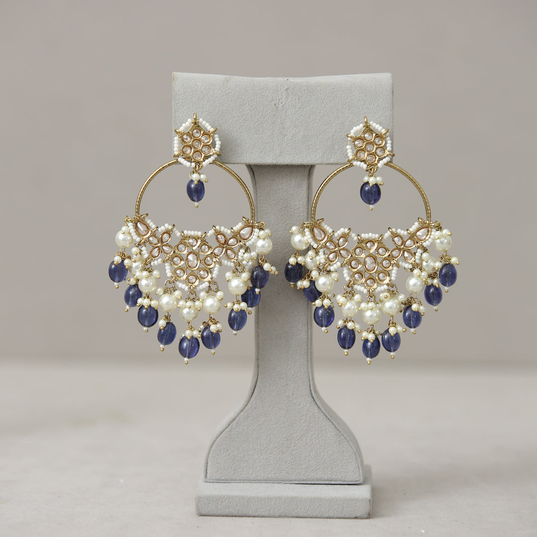 Usha Stone Work Earrings