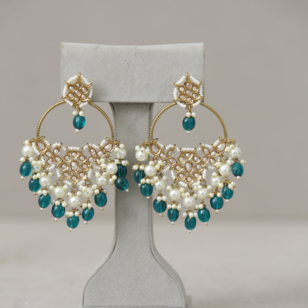 Usha Stone Work Earrings