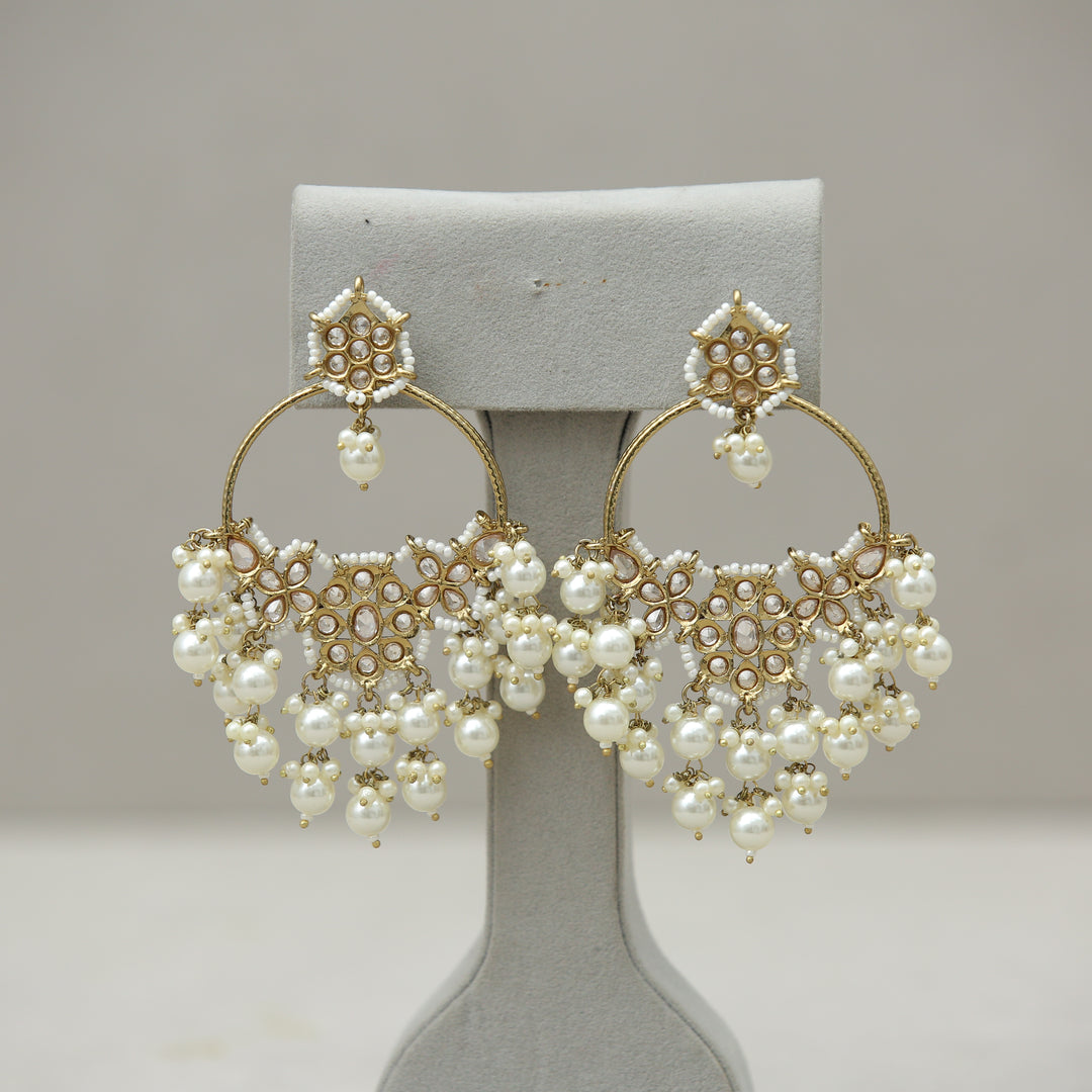 Usha Stone Work Earrings