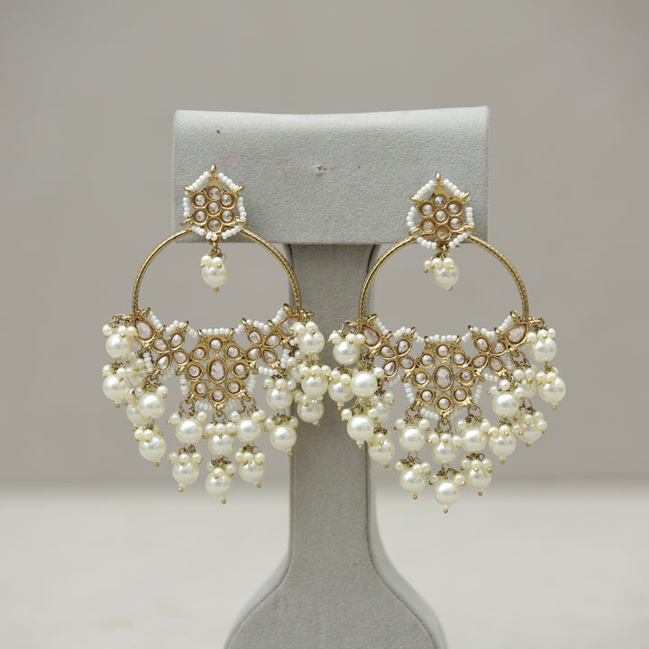 Usha Stone Work Earrings