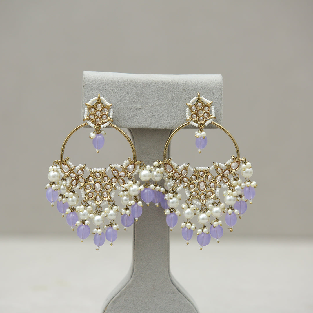 Usha Stone Work Earrings