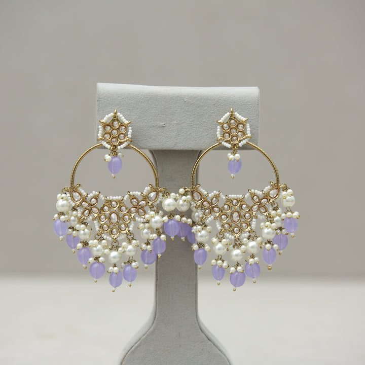 Usha Stone Work Earrings